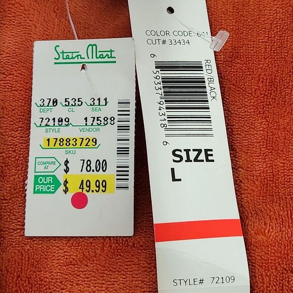 Tiana B Women Dress Size Large Black/red Stretch - Picture 8 of 11